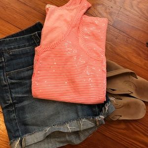 Sequined Jcrew tank